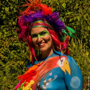 de openbaarfoto bodypaint